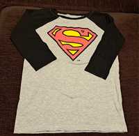 Koszulka bluzka damska Sinsay r. XS rękaw 3/4 Superman