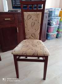 Krzesła bukowe w kolorze jasny orzech