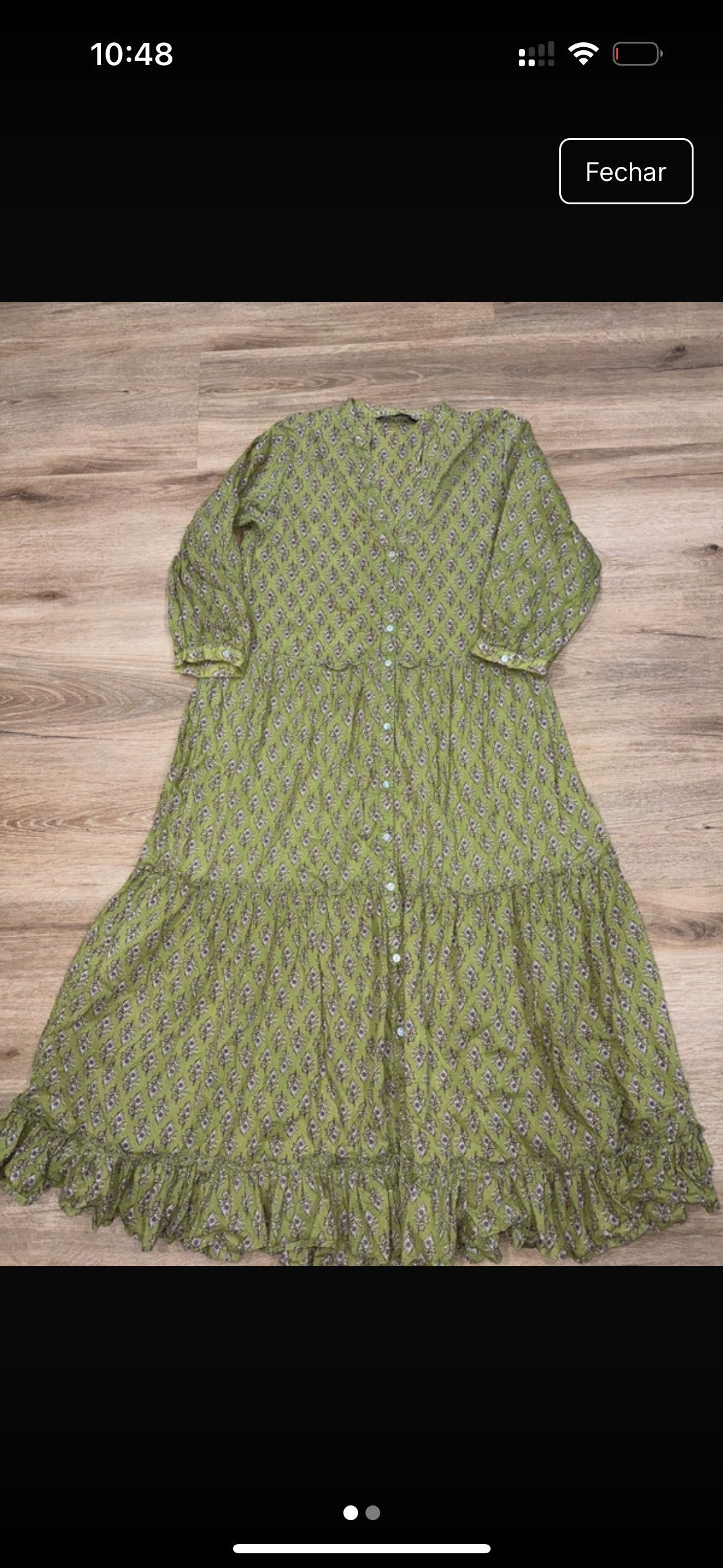 Vestido midi zara