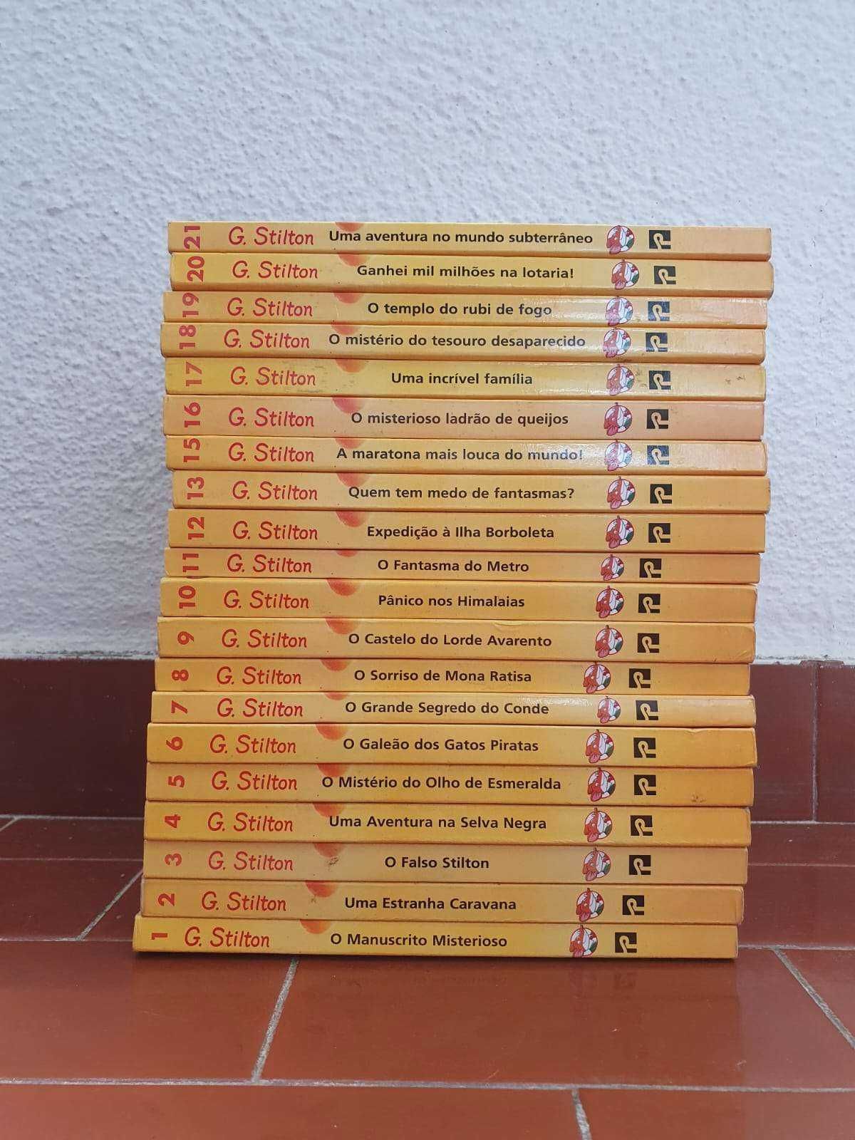 Livros Colecção Geronimo Stilton