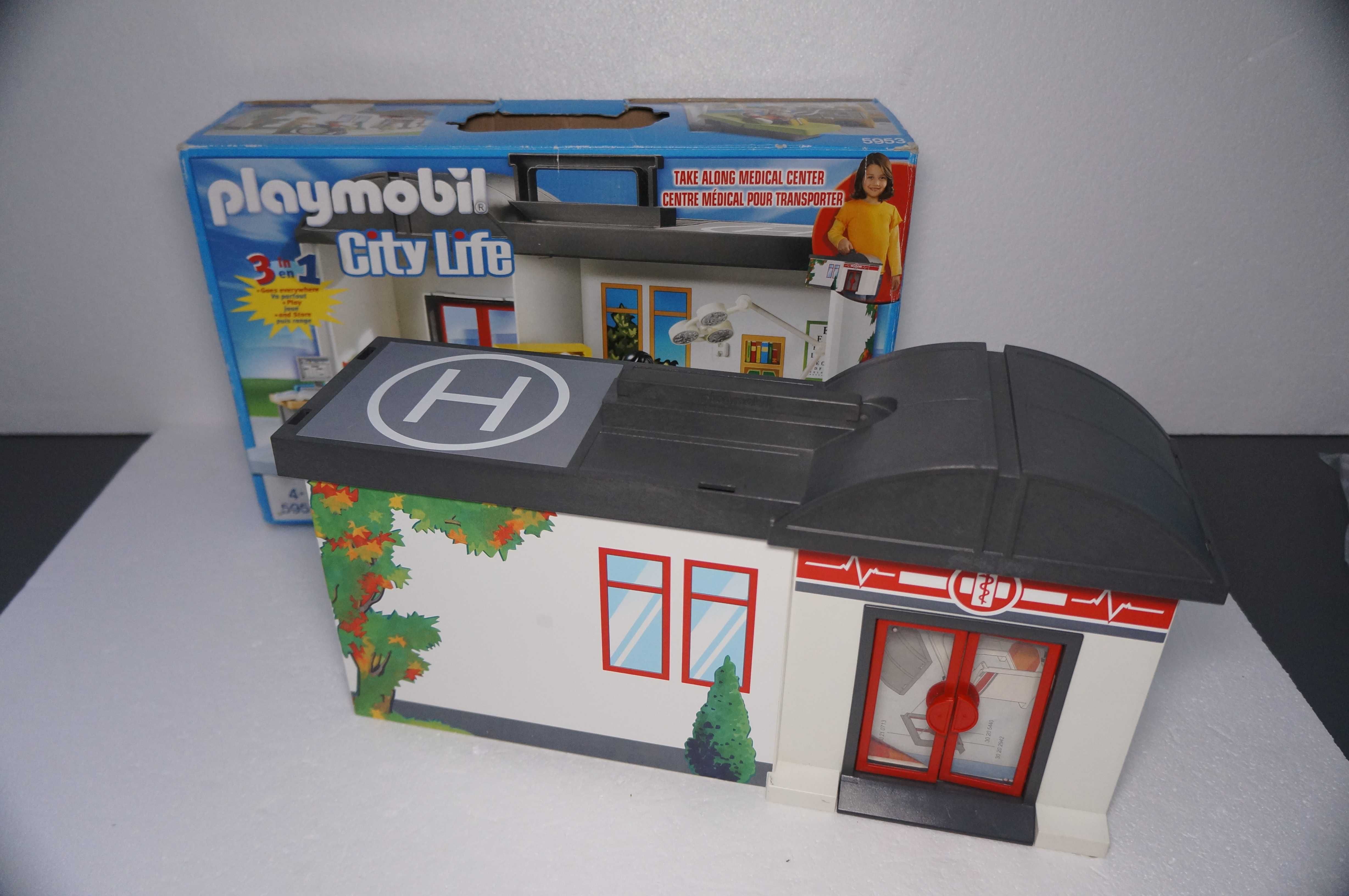 Playmobil 751 Szpital składany w walizce operacyjna wózek Playmobile