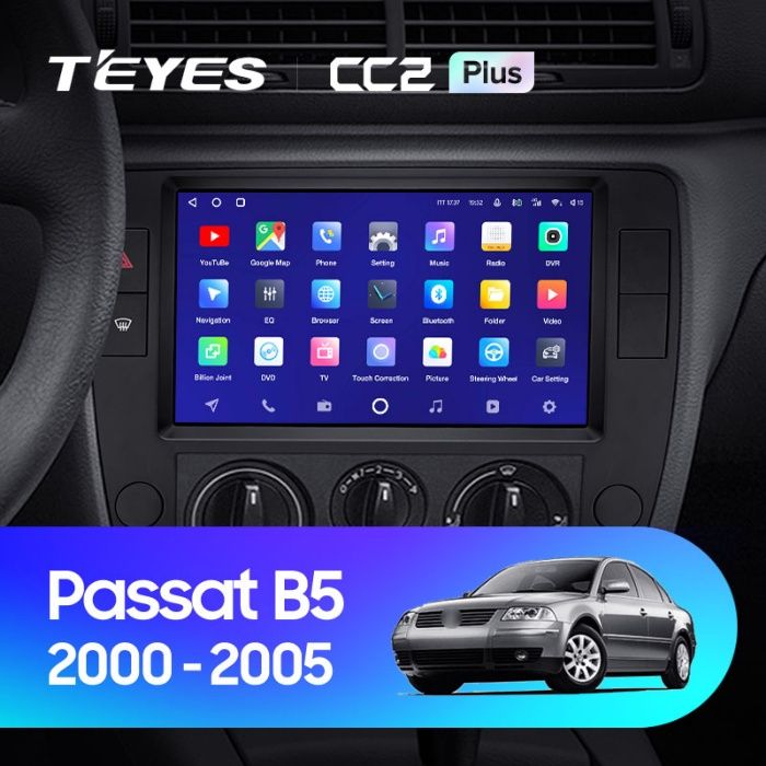 Штатная магнитола TEYES CC2 Plus Volkswagen Passat B5 2000 - 2005