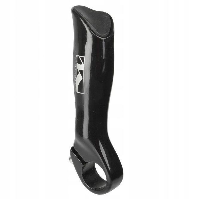 Rogi rowerowe krótkie aluminiowe 6061 ergonomiczne profilowane 224g
