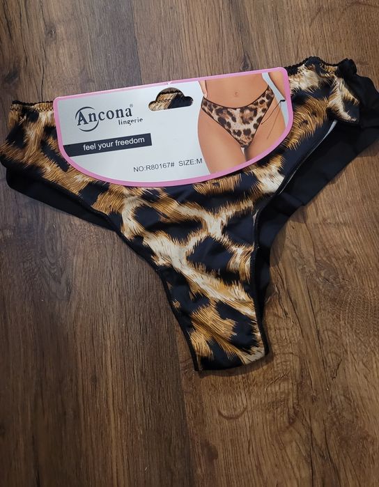 Ancona stringi majtki w panterkę M