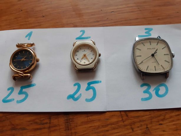 Stary zegarek Poljot i dwa inne