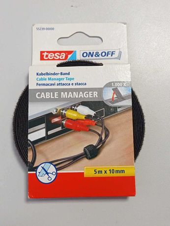 Rzep do spinania kabli Tesa Cable Manager 5m x 10mm