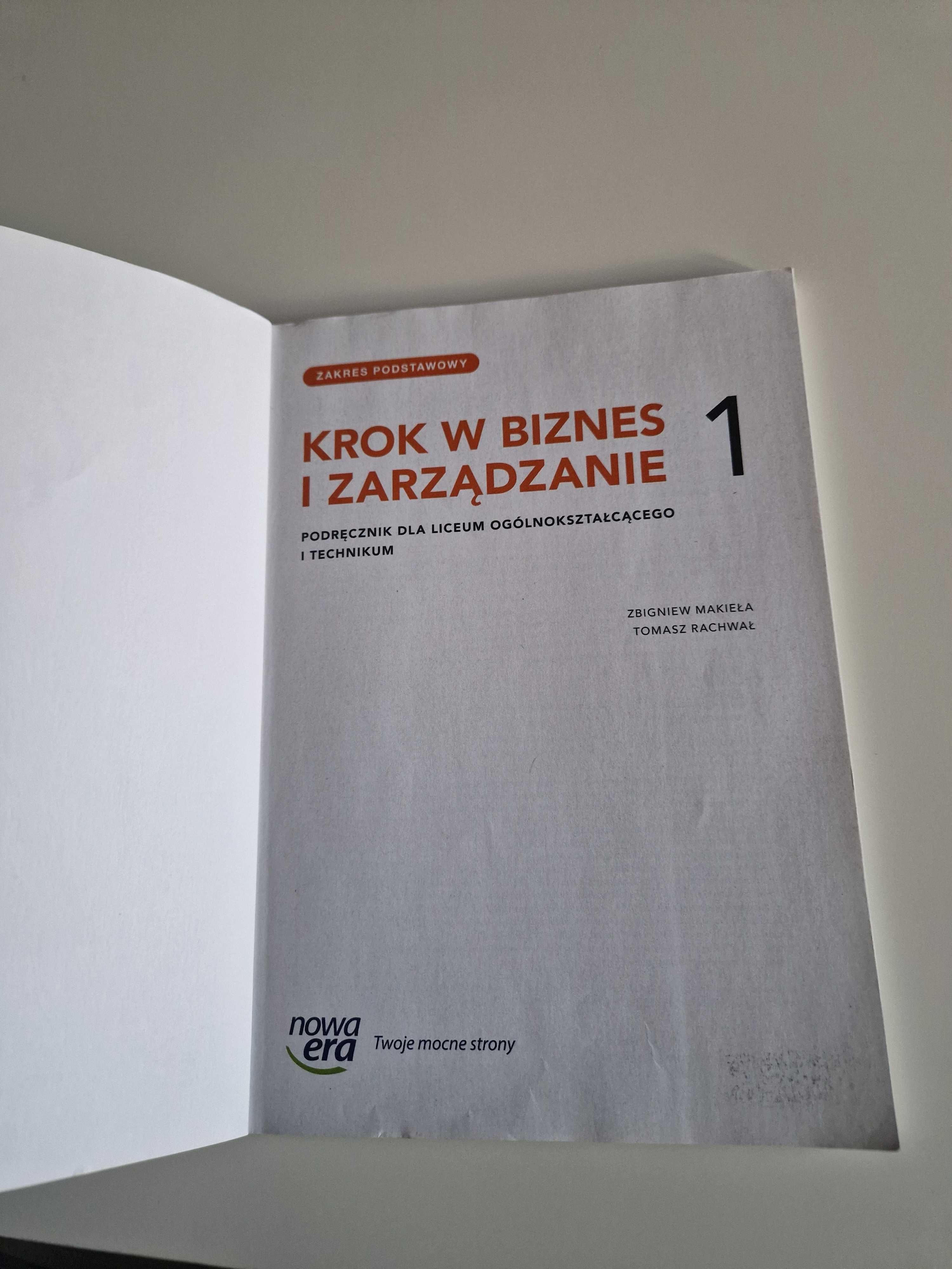 Sprzedam książkę biznes i zarządzanie kl.1