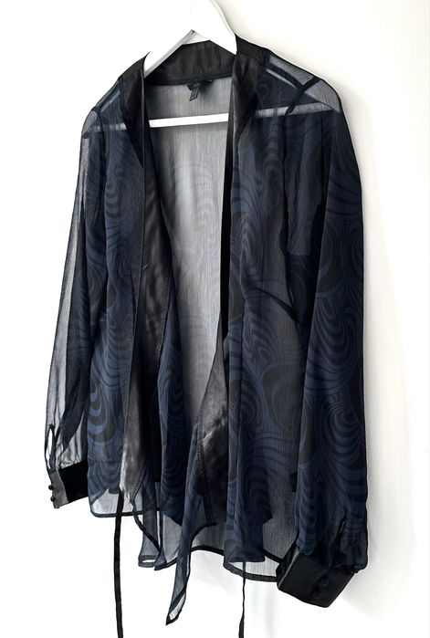 Bluzka / narzuta transparentna mgiełka wiązana NOWA