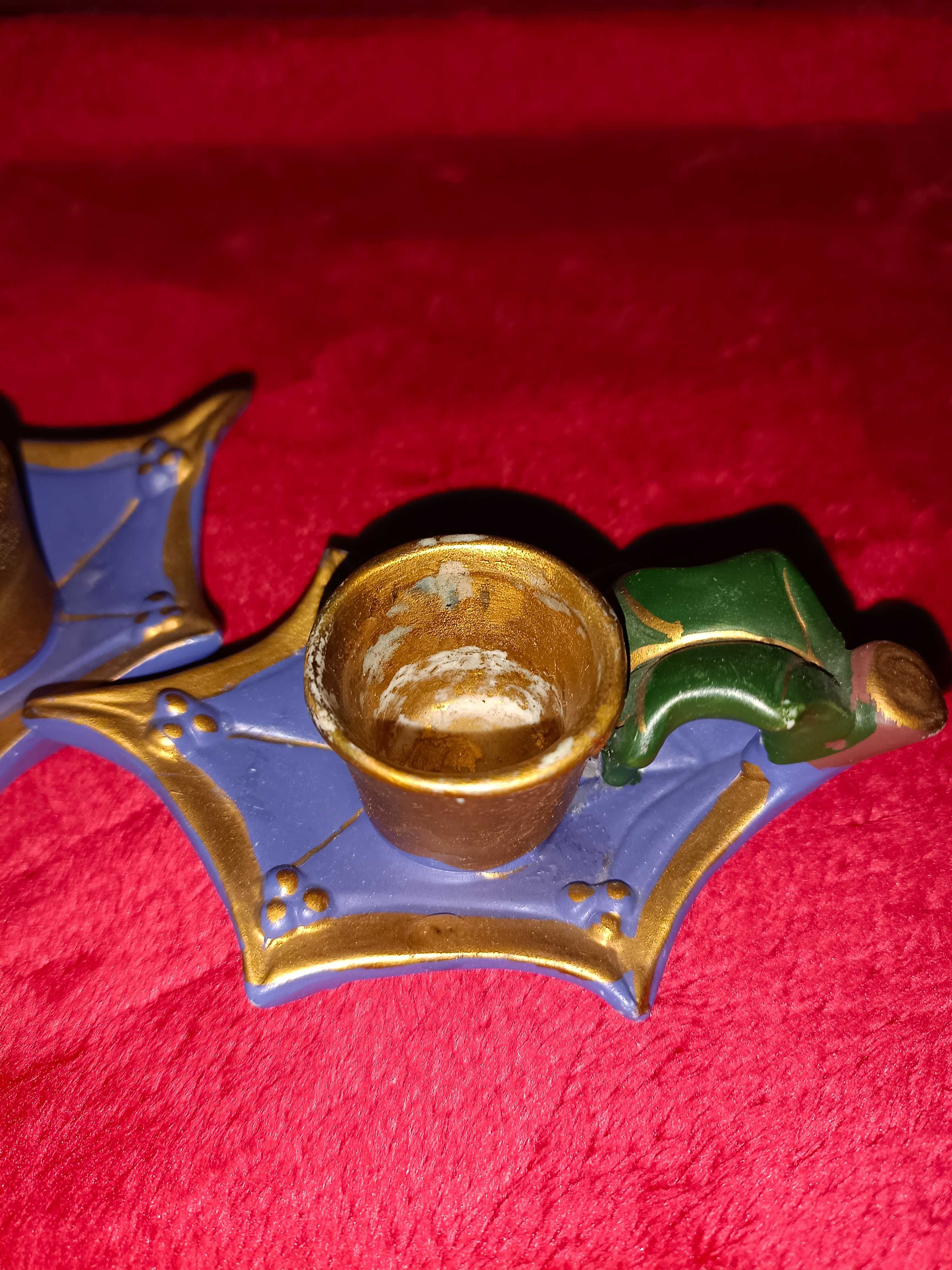 Ceramiczne kaganki na świece