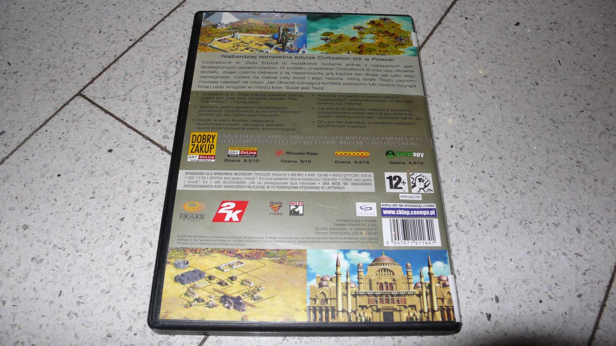 Sid Meier's : Civilization III Złota Edycja PL PC z dodatkami