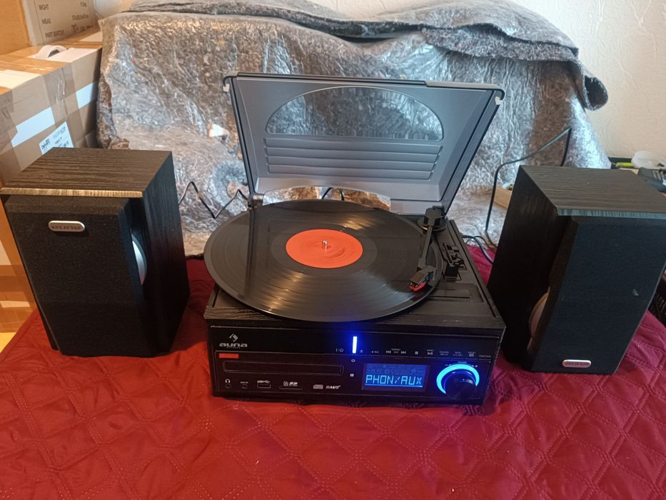 Програвач вінілу, стереосистема Auna Multimedia DS-2