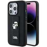 Etui Karl Lagerfeld Gripstand Saffiano Karl&Choupette Pins na iPhone 1