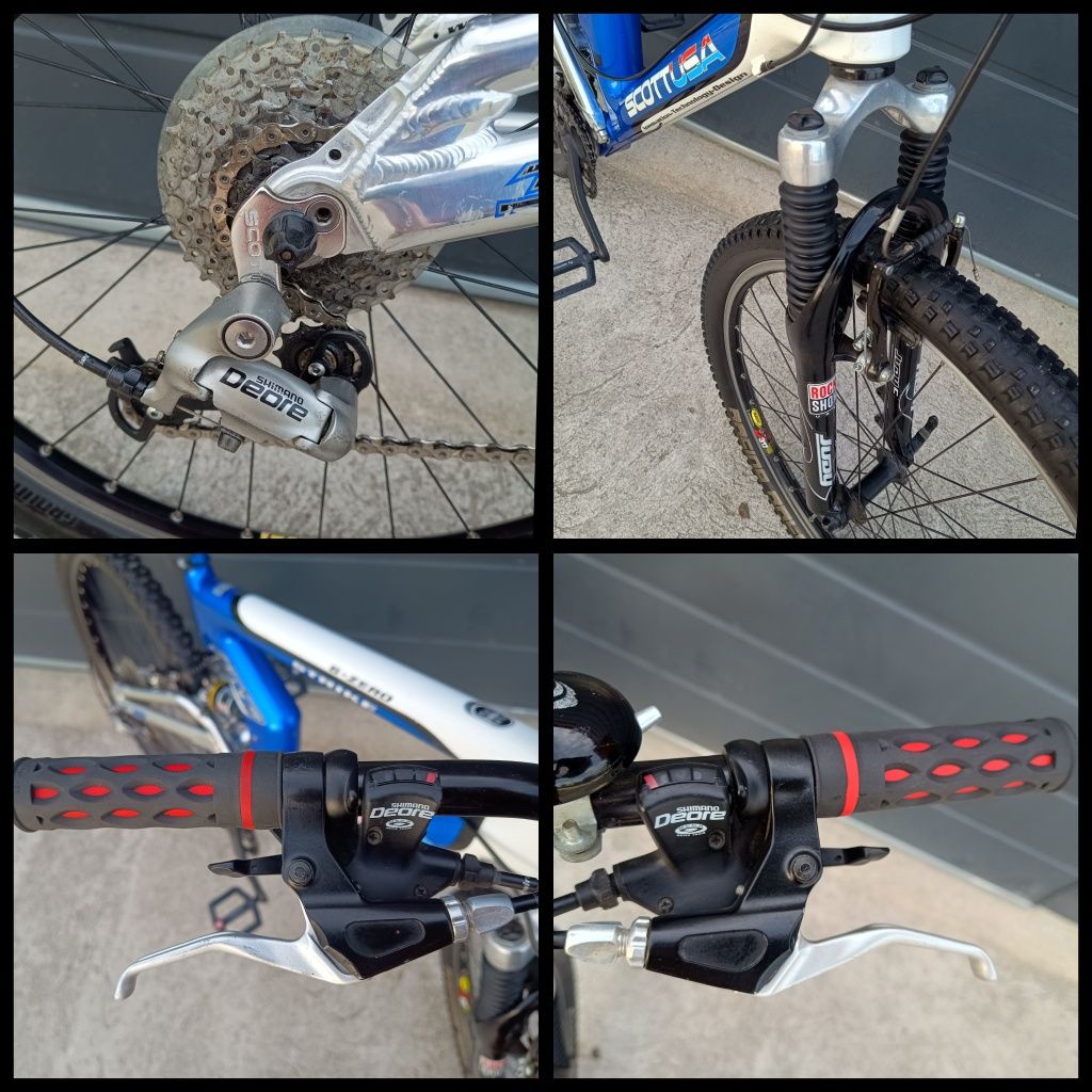 Rower SCOTT USA CARBON Górski MTB z Niemiec Shimano DEORE