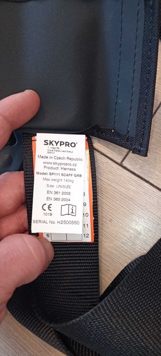 Uprząż wspinaczkowa Nowa! Skylotec Pro 2026 Nowa + GRATISY! TANIO