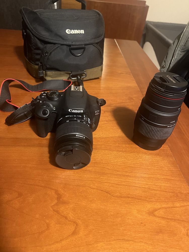 Canon 1200D a lente ja esta vendida