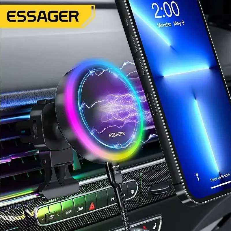 MagSafe держатель в машину с охлаждением ESSAGER MTL01 магнитный