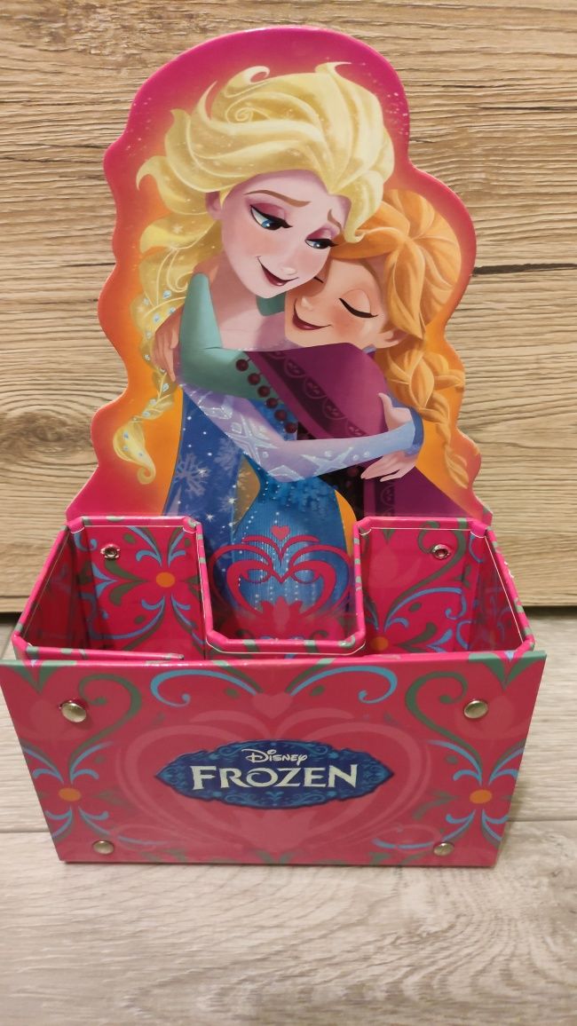 Pudełko pojemnik na przybory szkolne na biurko Frozen Kraina Lodu