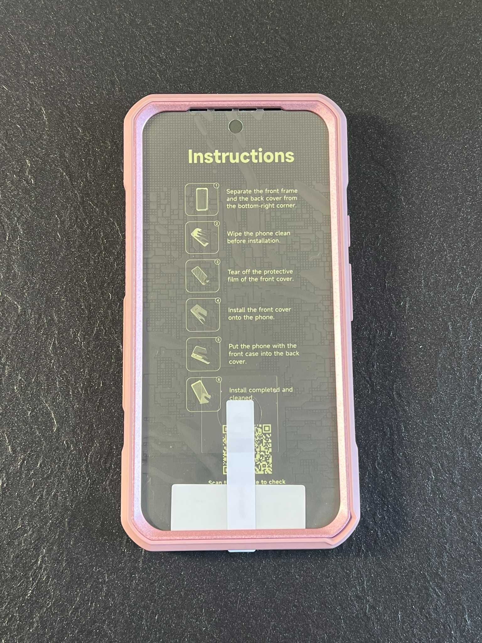 Dexnor Etui kompatybilne z Google Pixel 9 Pro XL różowe