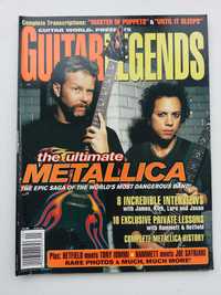 Revista música pautas guitarra Guitar Legends Metallica 1997