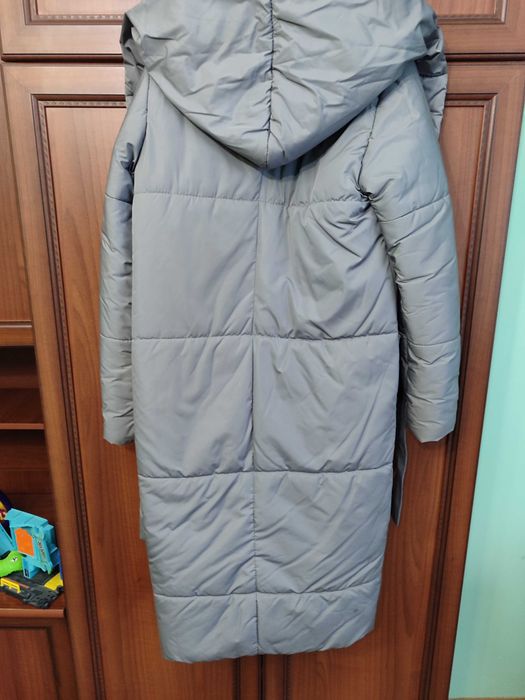 Куртка зимова довга, пальто зимове довге