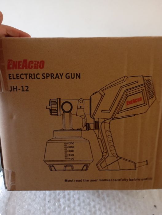 NOWY Elektryczny Pistolet Natryskowy ENEACRO JH-12 - Malowanie Bez Wys