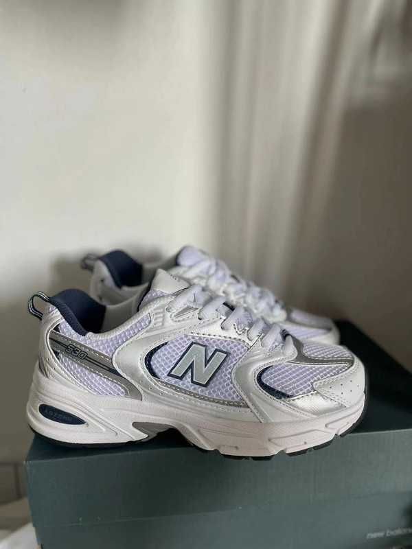 New Balance 530 White Silver Navy 40