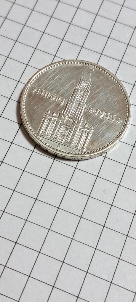 2 рейхсмарки 1934р (1933р)