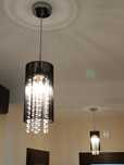 Lampa sufitowa krysztalki
