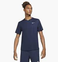 Оригінальна чоловіча футболка NIKE MENS TENNIS TOP BLUE CV2982-451