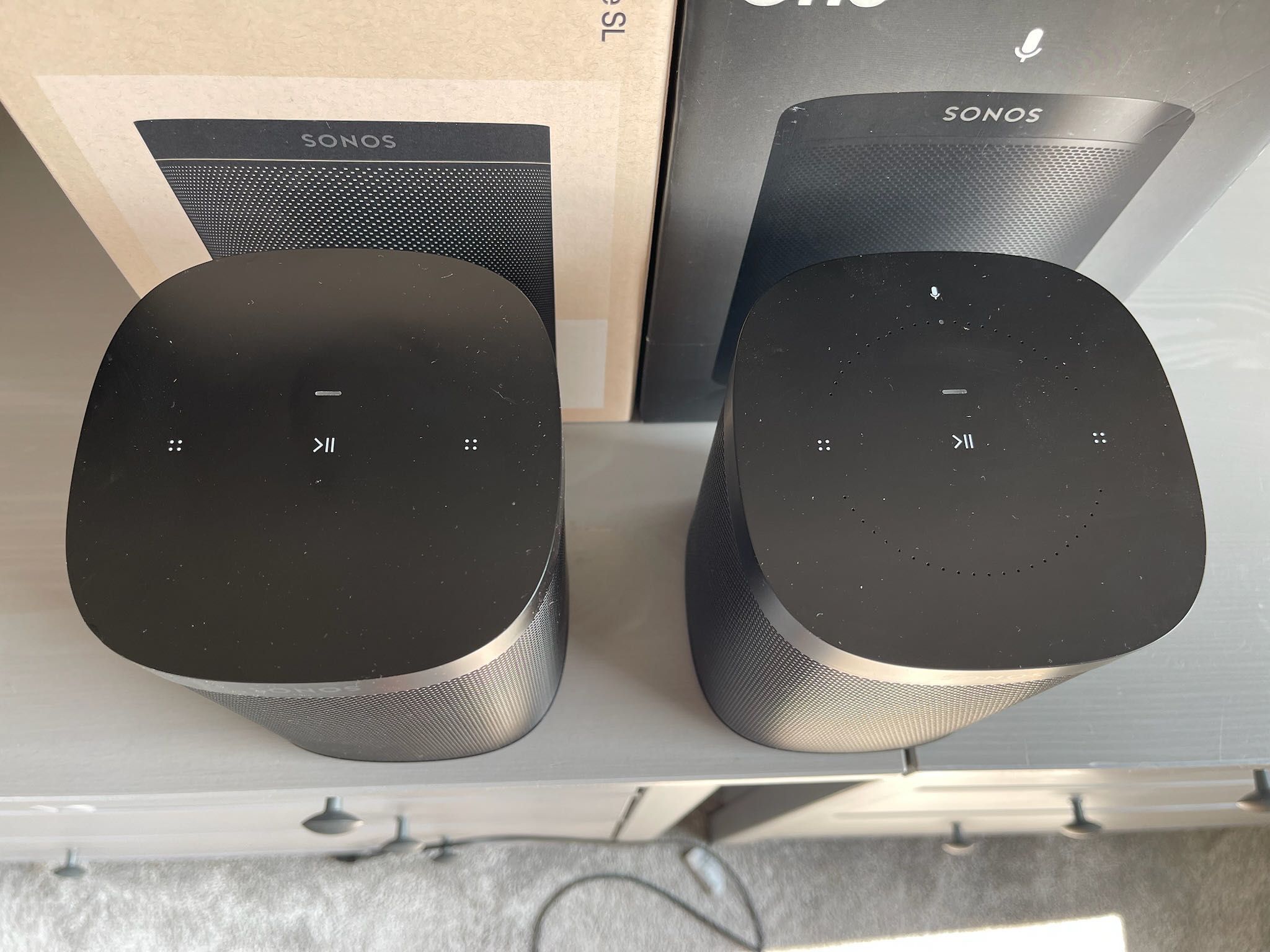 IDEALNY Zestaw głośników SONOS One + One SL + stojaki podłogowe GRATIS