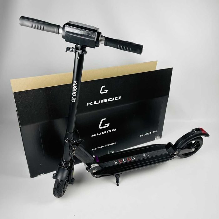 Электросамокат Kugoo S3 PRO (Jilong) - Черный! Наличие Киев!