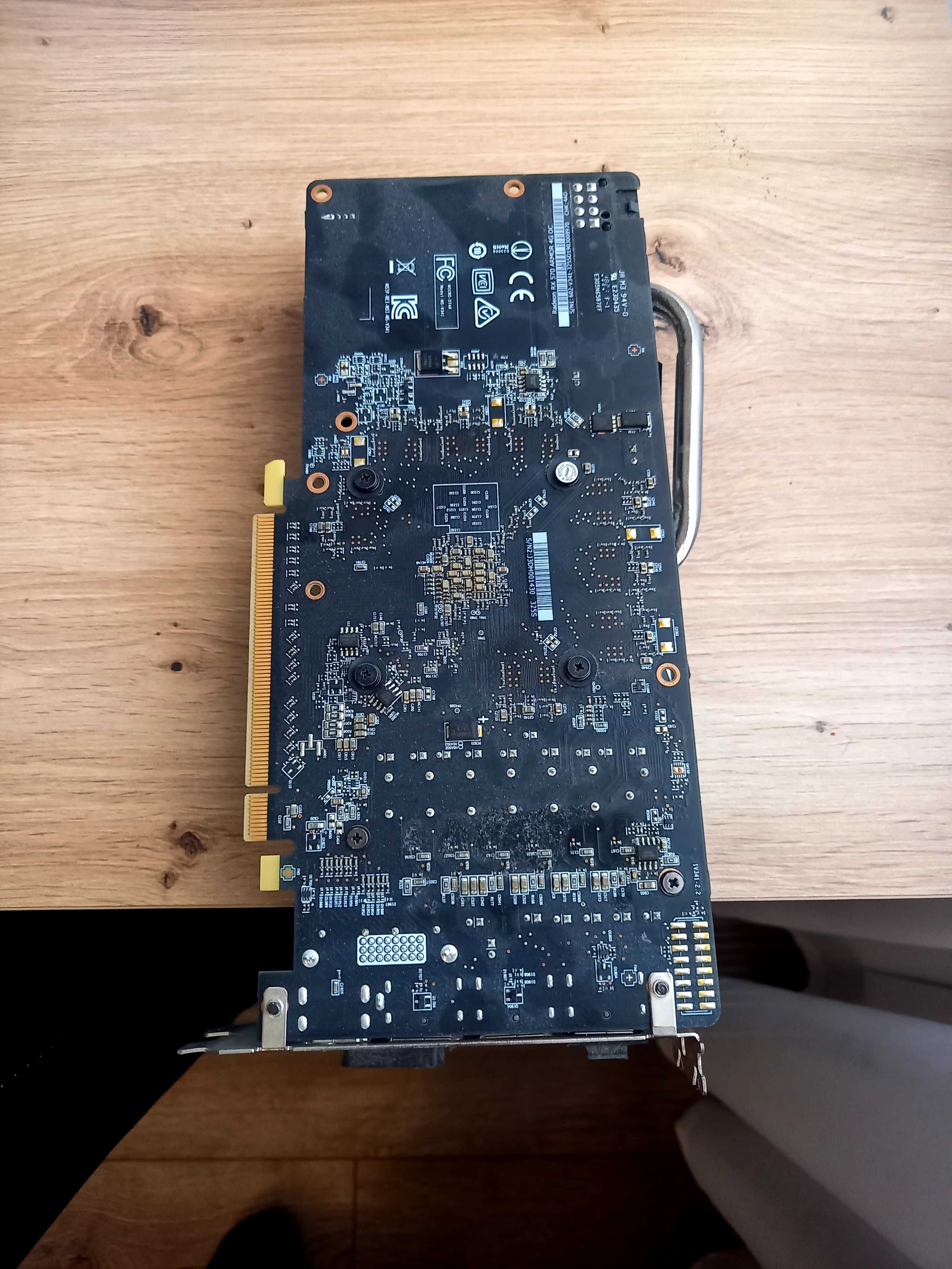 Karta graficzna Msi Armor Rx 570 4gb Stan idealny Jak Nowa