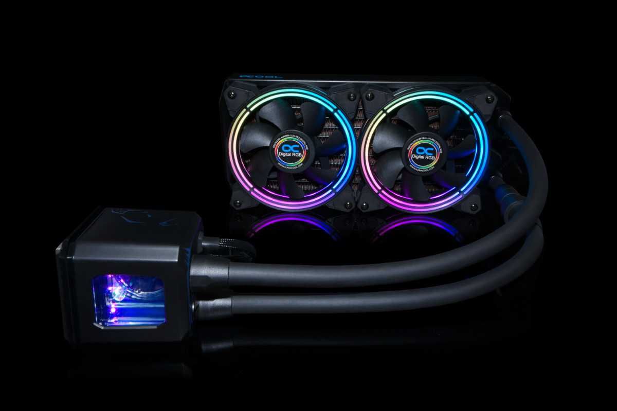 Водяное охлаждение Alphacool Eisbaer 240 Aurora ARGB AM5/LGA1700 (СВО)