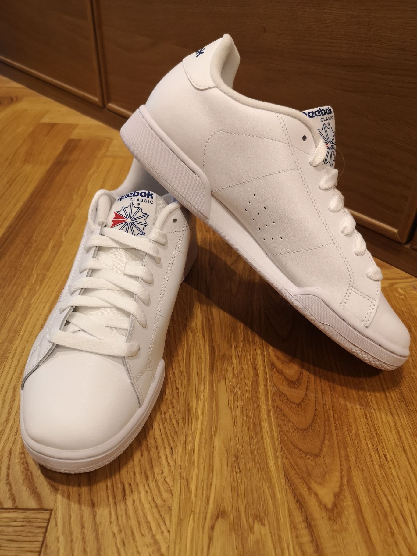 NOWE Reebok Classic NPC II roz. 41 białe skóra