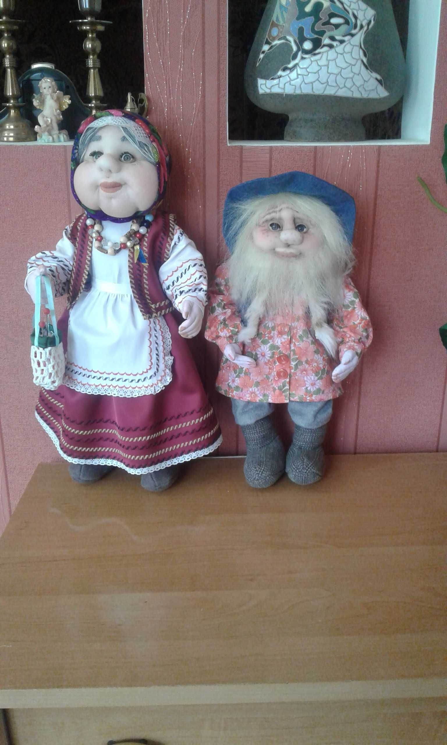 Куклы ручной работы из капрона.
