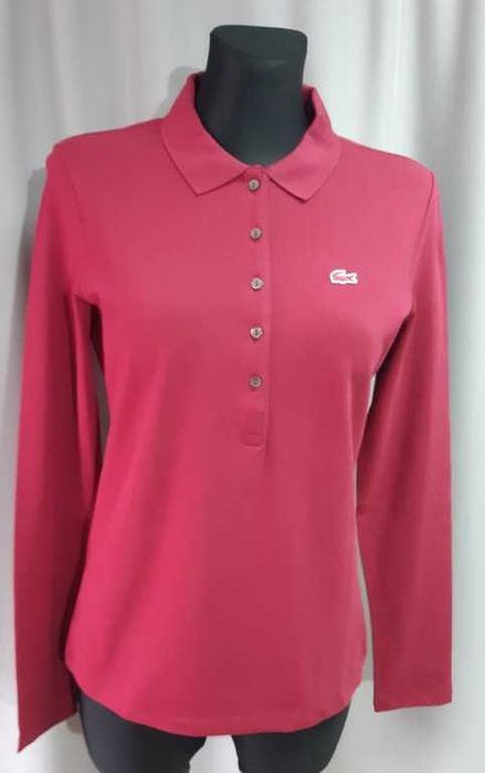 Поло бордовое Lacoste