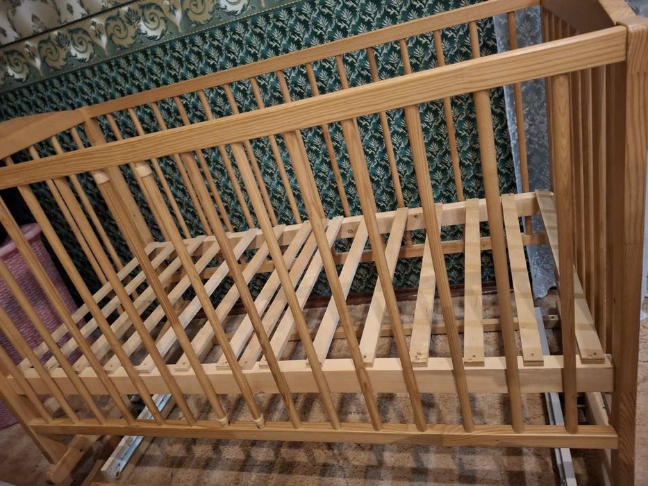 Ліжко дитяче з матрацом та шухлядою