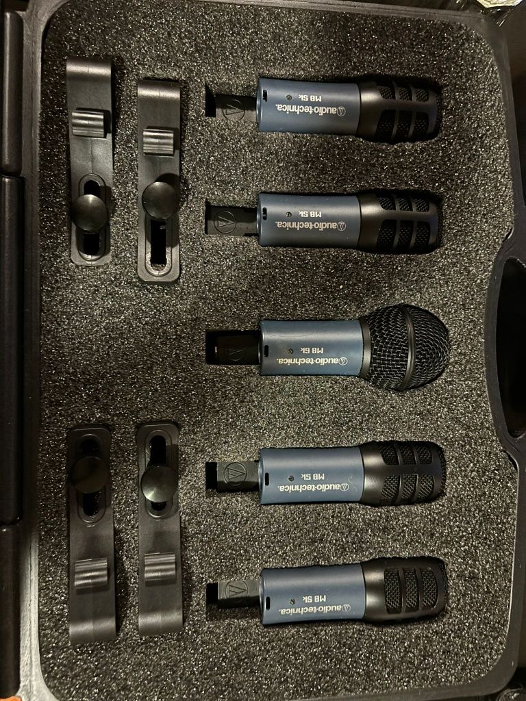Kit micros bateria “audio technica”
