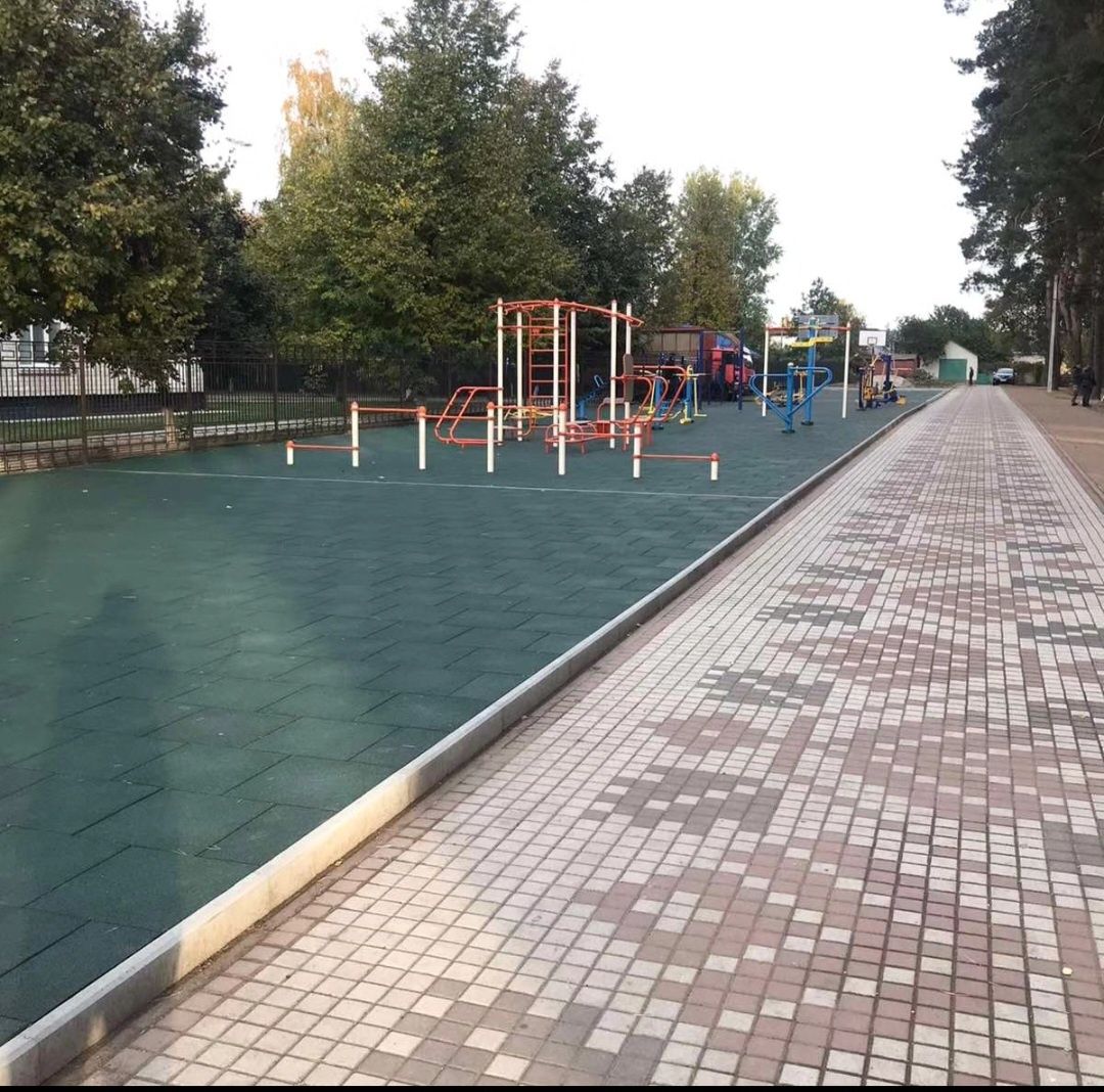Гумова плитка. Резинова плитка