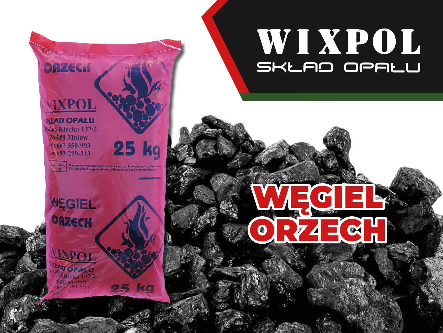 WIXPOL Hurtownia Opału - Węgiel workowany 25kg