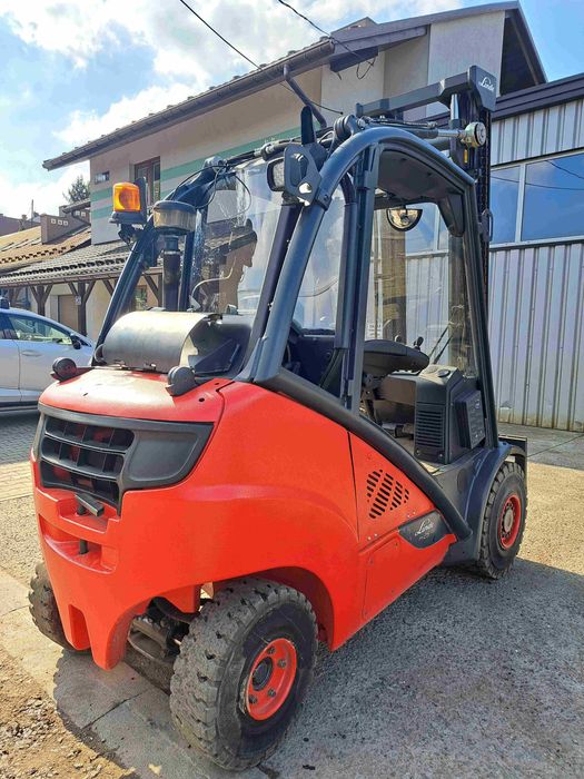 Wózek widłowy Linde H25T EVO, 2,5t, LPG, 2017r, Duplex 3,9m, przesuw b