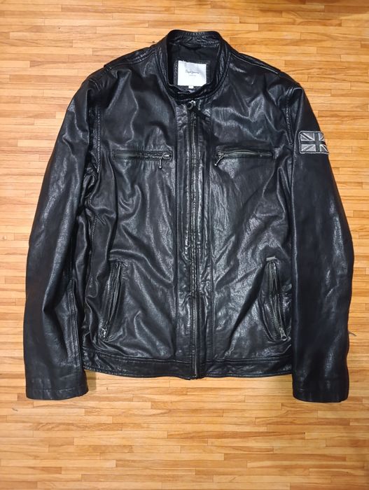 Мужская Кожаная куртка Pepe jeans S-M size