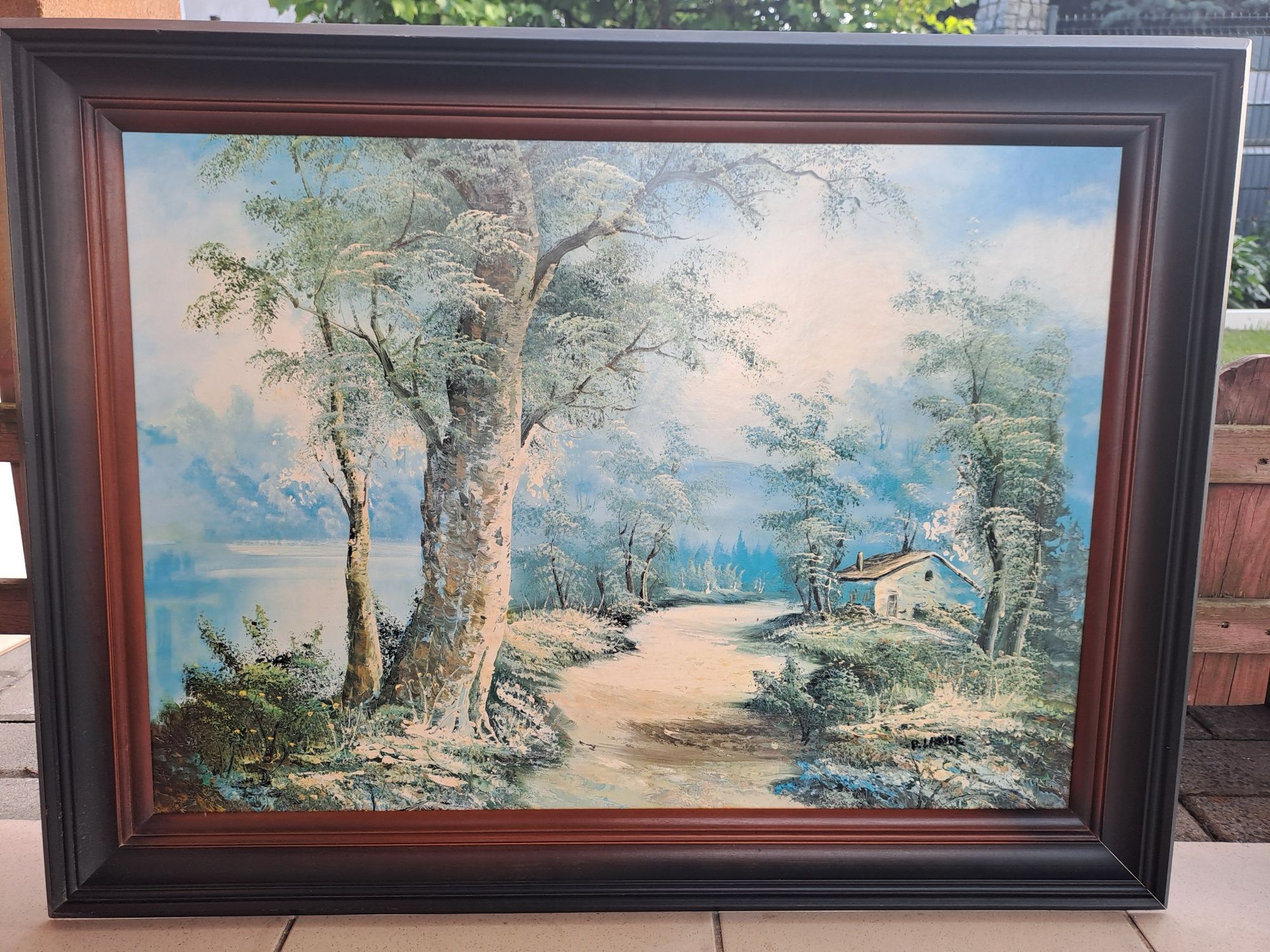 Obrazy sprzedam w dobrym stanie największy ma wym 120x70 następny 100x