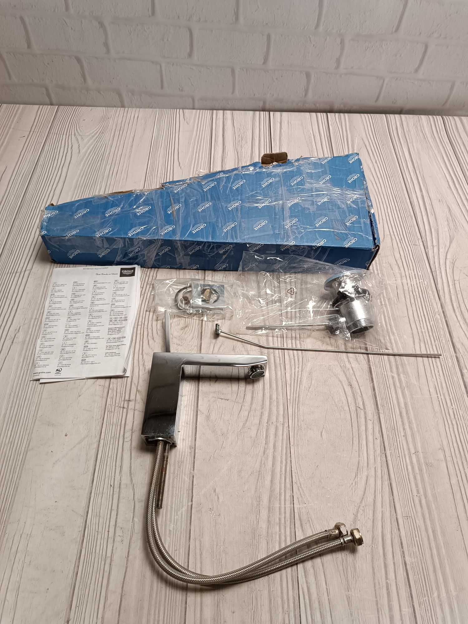 Grohe Eurocube Joy 23657000 одноважільний змішувач з донним клапаном