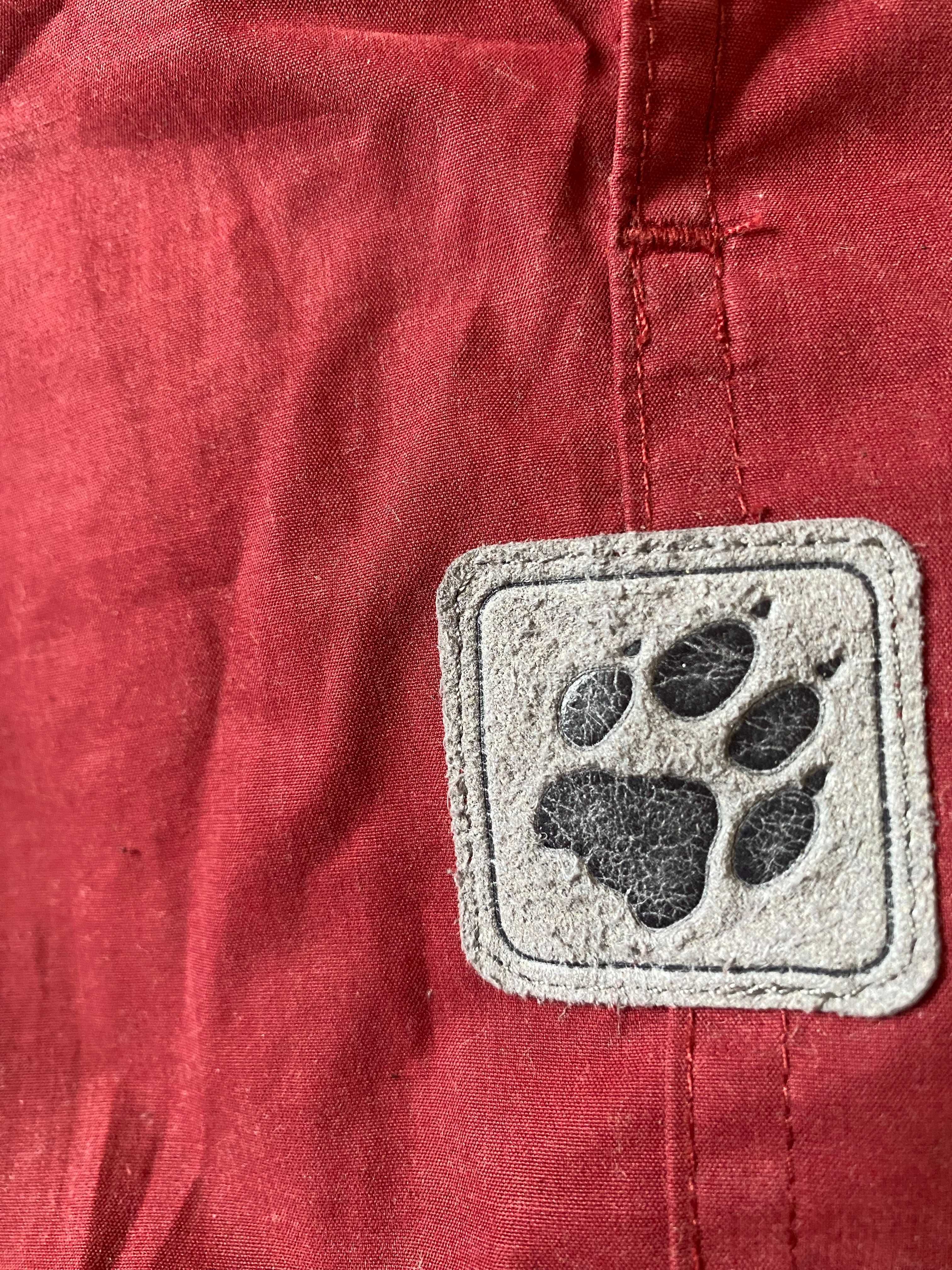 Męskie bordowe spodenki JACK WOLFSKIN - S/M - OKAZJA