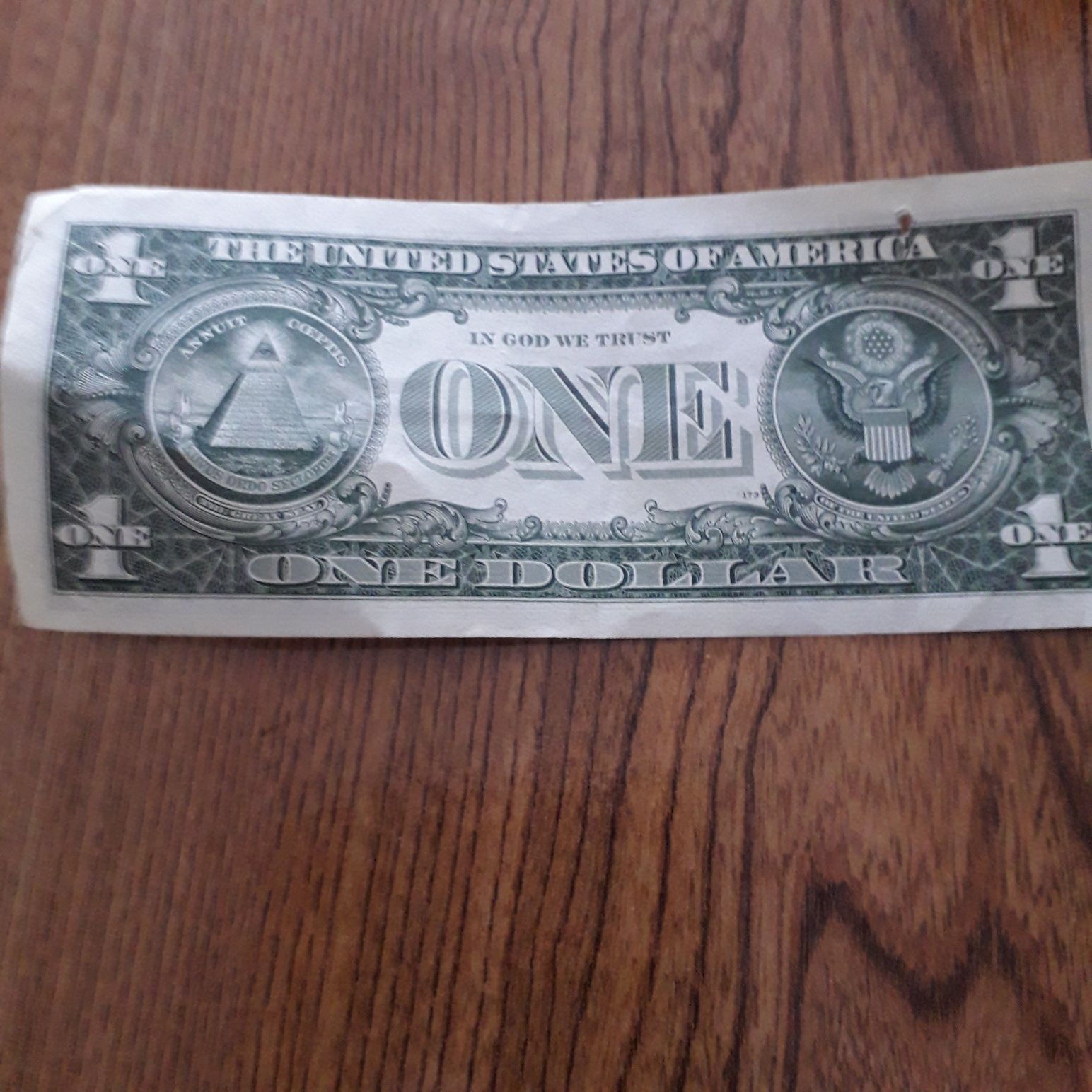 Notas de dolar antiga