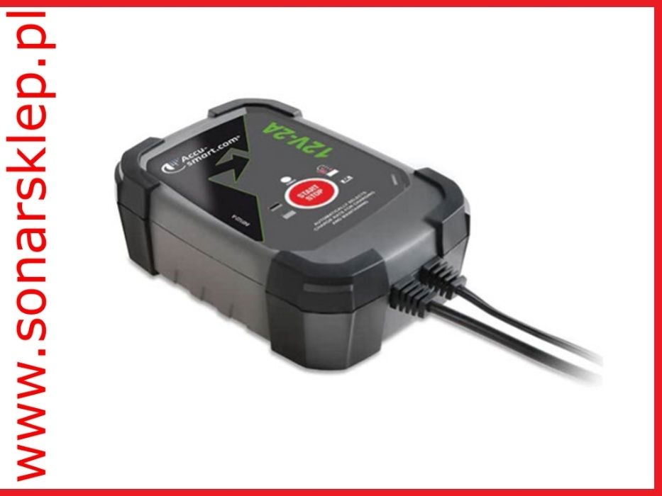 Ładowarka ACCU SMART 2A 12V wieloetapowa żel AGM kwas.