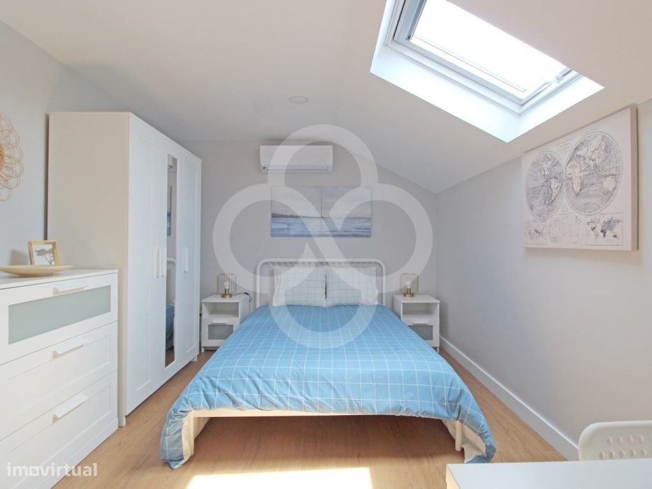 Quarto em suite na residencial de estudantes no Acqua Roma Lisboa