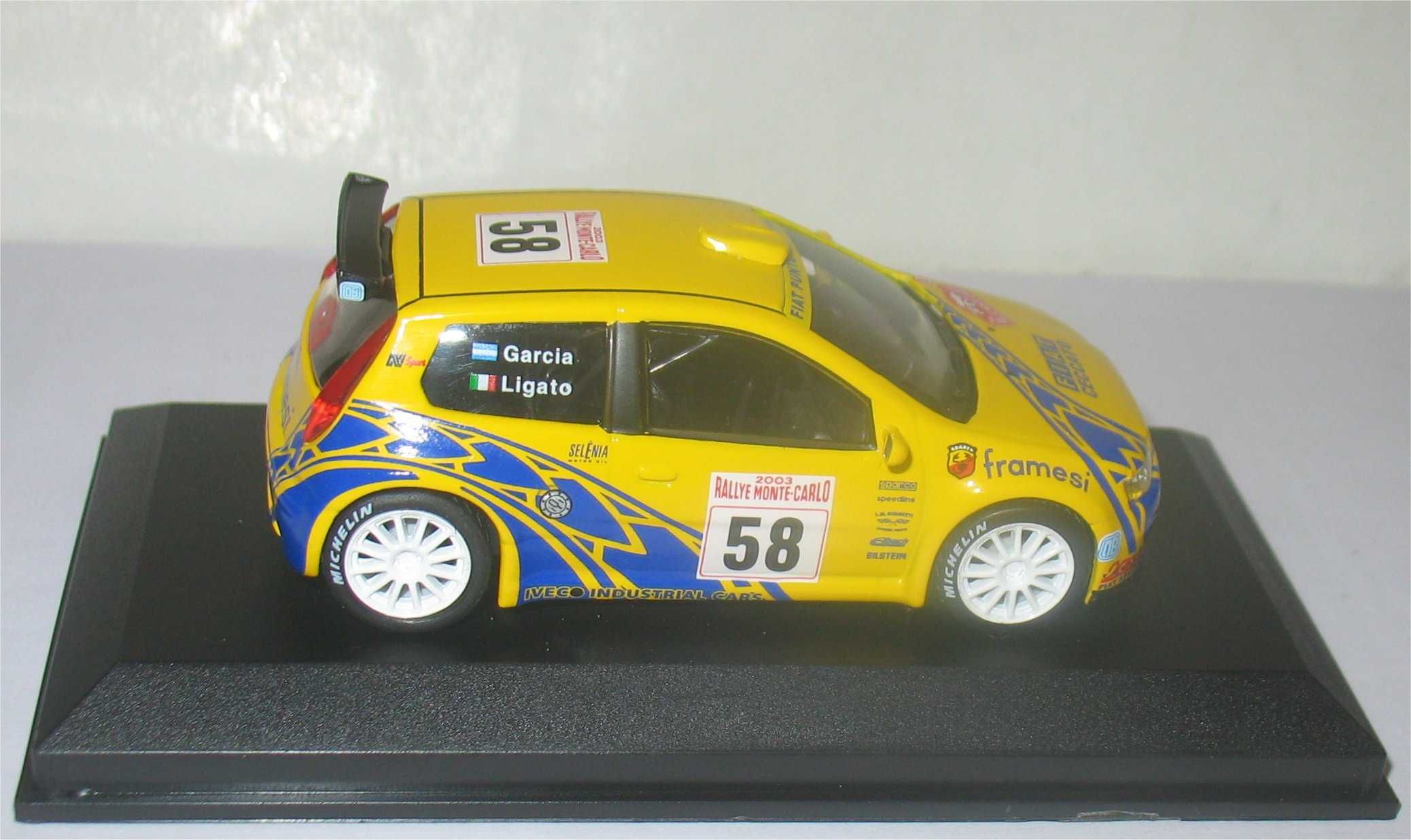 Altaya/Ixo- Fiat Punto S1600 -Rally de Monte Carlo 2003- Marcos Ligato