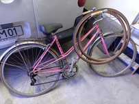 Bicicleta de senhora antiga